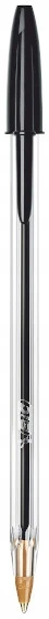 Bic Cristal Original rašiklis, juodas, 4 vnt.