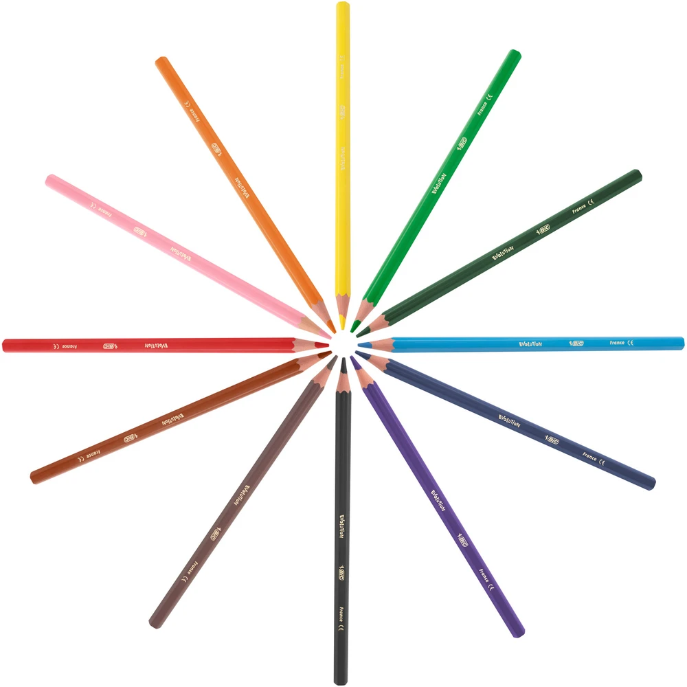 BIC Dėklas 18 Spalvotųjų pieštukų Evolution