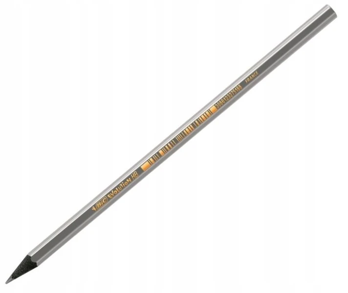 Bic Evolution Hb juodas pieštukas be trintuko