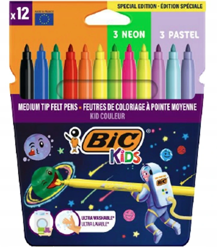 BIC Flamastry Kids Cosmo 12 vnt.