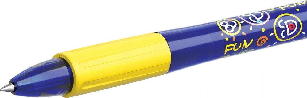 BIC trinamasis tušinukas Illusion 0,7 mm, Gelinis, mėlynas, pakuotėje 12 vnt.