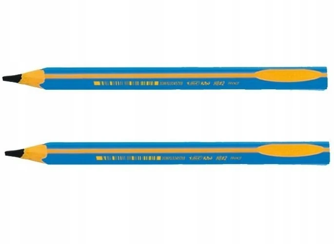 Bic Grafito kreidos - B - Mokymasis - 12 vnt. dėžutėje - Mėlynas korpusas - Nuo 4 metų