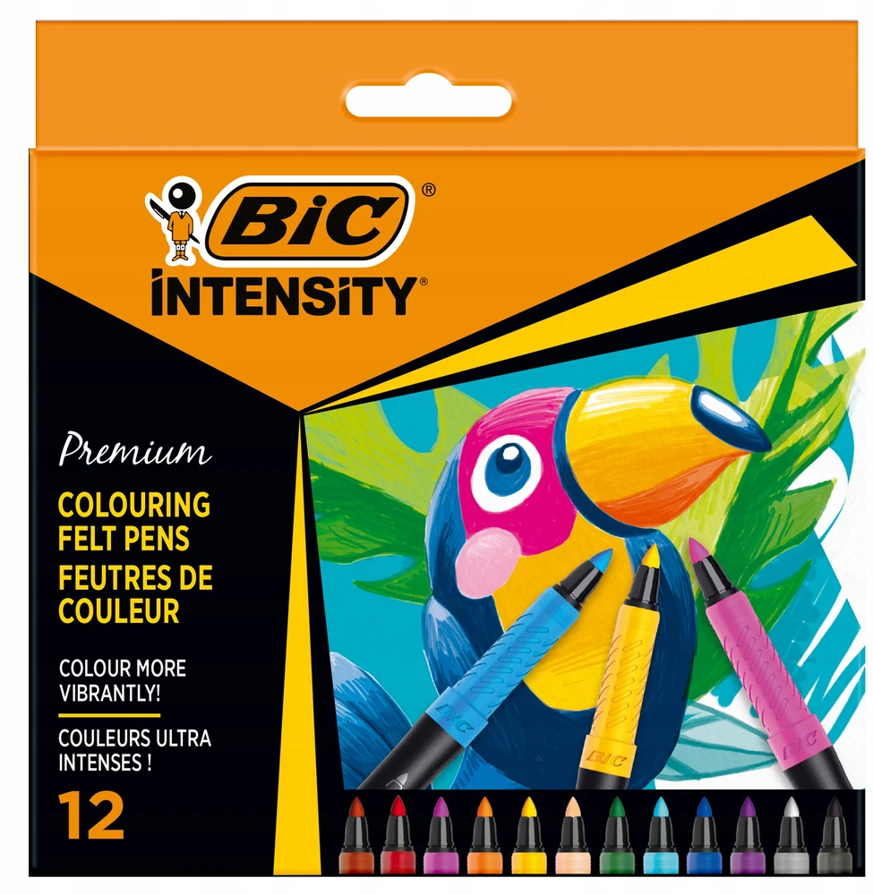 Bic Intensity Rinkinys: Pieštukai, Flomasteriai, Žymekliai, Troseliai