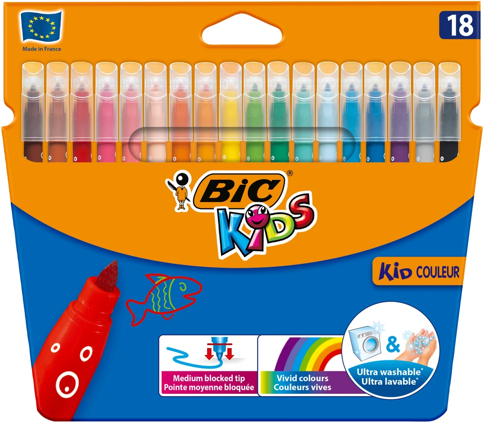 BIC KIDS 18K PLAUNAMAS SPALVOTAS TRIPS