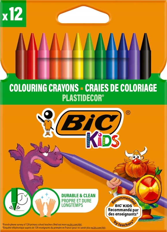 Bic Kids BIC IGLOO Rinkinys KREATYWNY PREZENT DLA DZIECKA KREDKI FLAMASTRY KOLOROWANKI