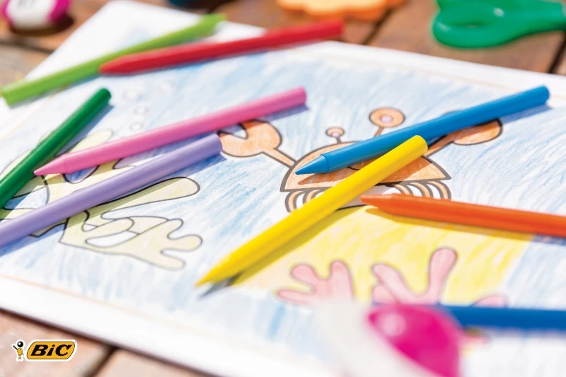 BIC KIDS PLASTIDECOR KREDKI ŚWIECOWE 18 KOLORÓW