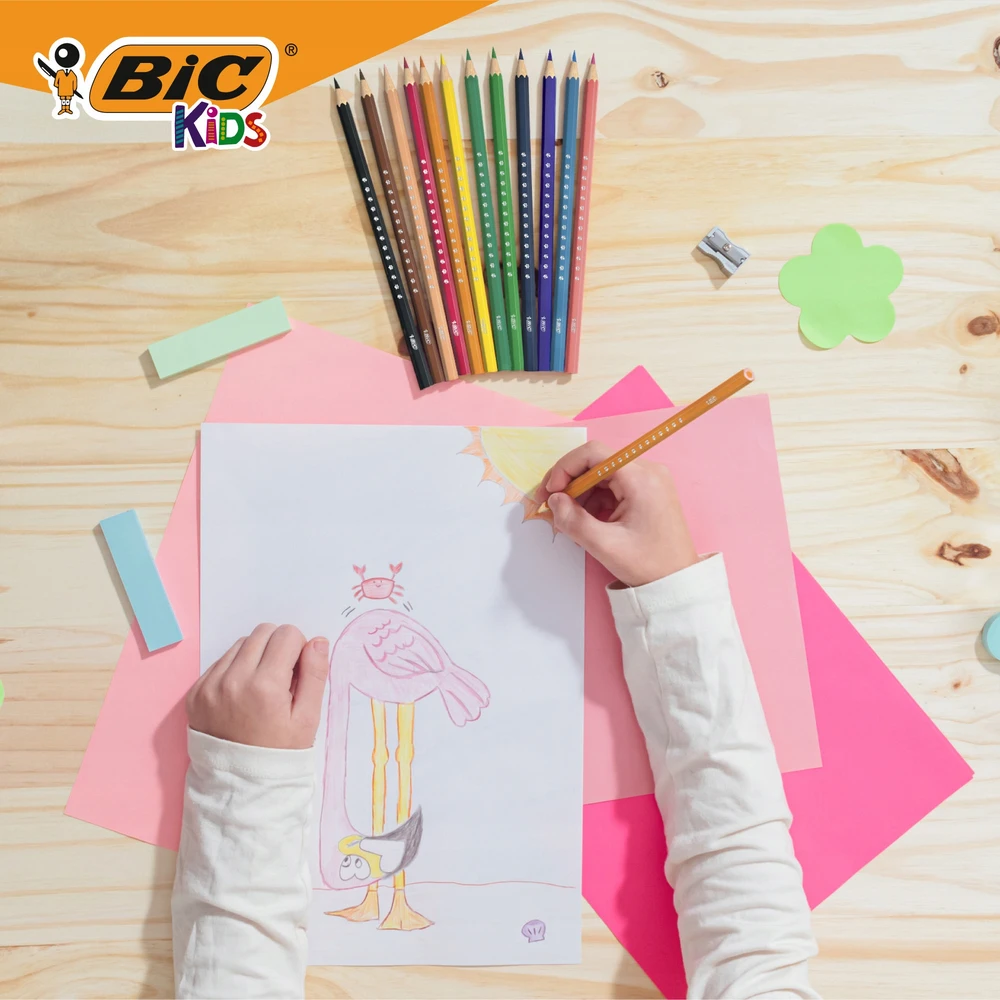 Bic Kids BIC Spalvoti pieštukai Kids Smooth 24 spalvų rinkinys
