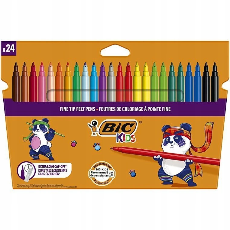 Flomasteriai BIC KIDS VISA 897098, 24 vnt.