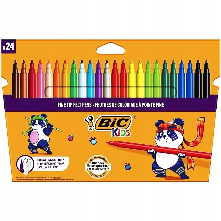 Flomasteriai BIC KIDS VISA 897098, 24 vnt.
