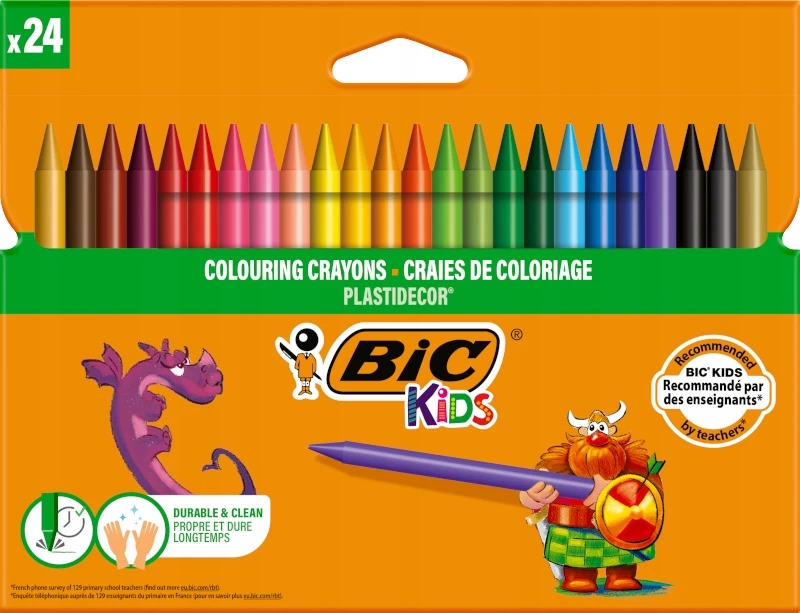 Bic kūrybinis rinkinys vaikams: 72 elementai piešimui ir spalvinimui