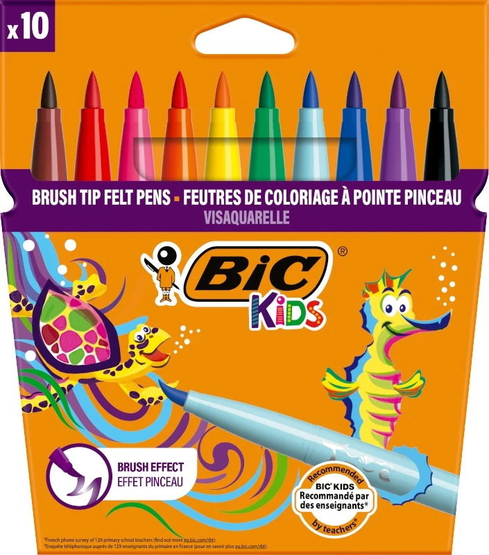 Bic kūrybinis rinkinys vaikams: 72 elementai piešimui ir spalvinimui