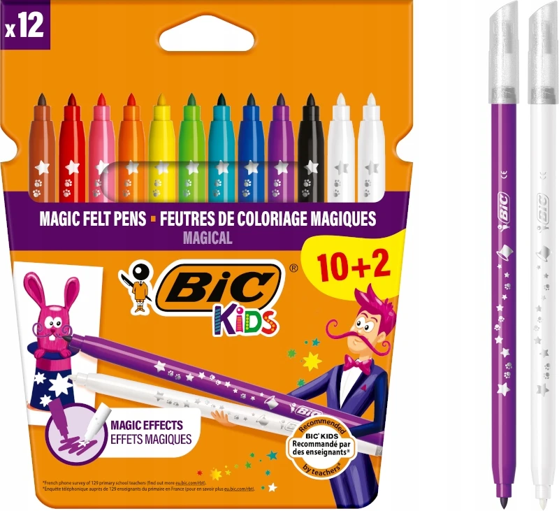 Bic kūrybinis rinkinys vaikams: 72 elementai piešimui ir spalvinimui