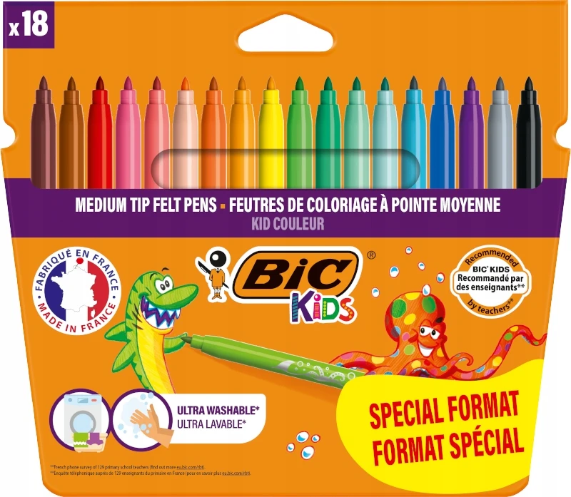 Bic Kūrybinis rinkinys vaikams: piešimo priemonės ir Kalėdinė prakartėlė
