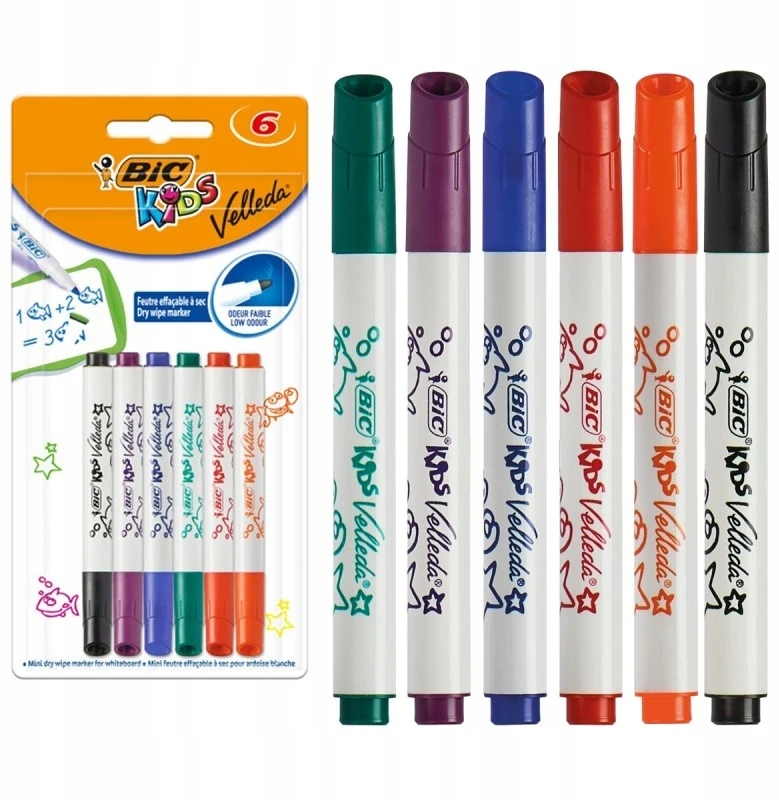 Bic Markery Mini Kids Velleda 6 vnt. (199921)