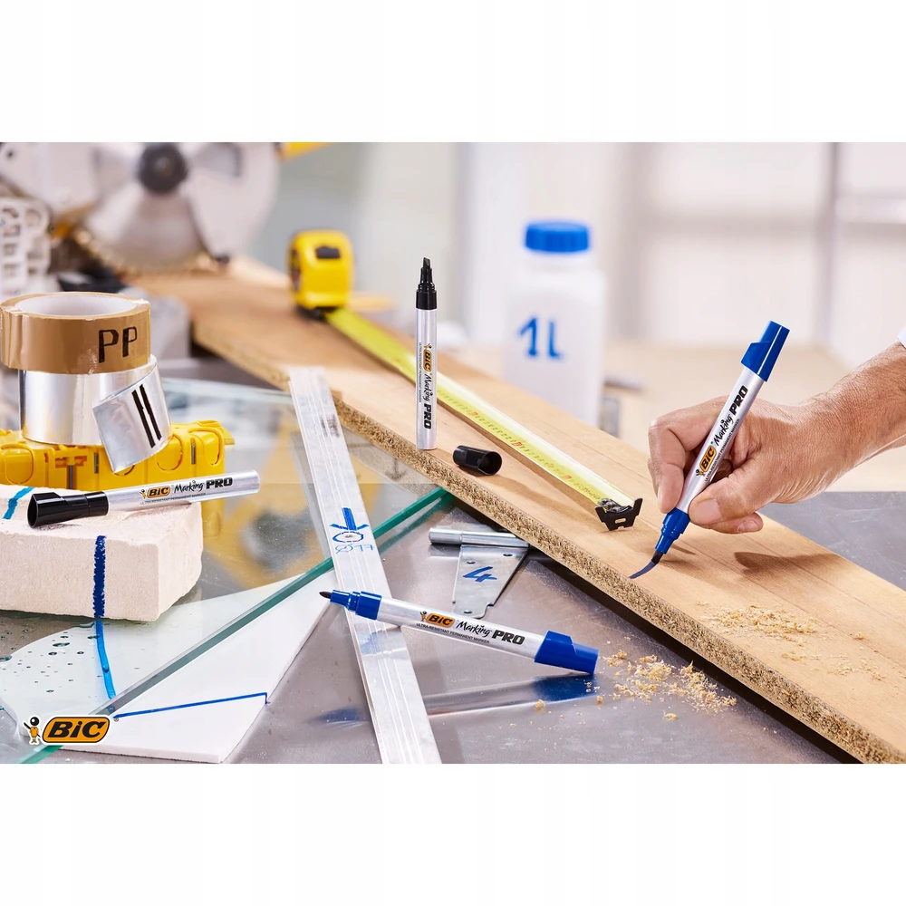 Bic Marking Pro 6366 permanentinis žymeklis, juodas