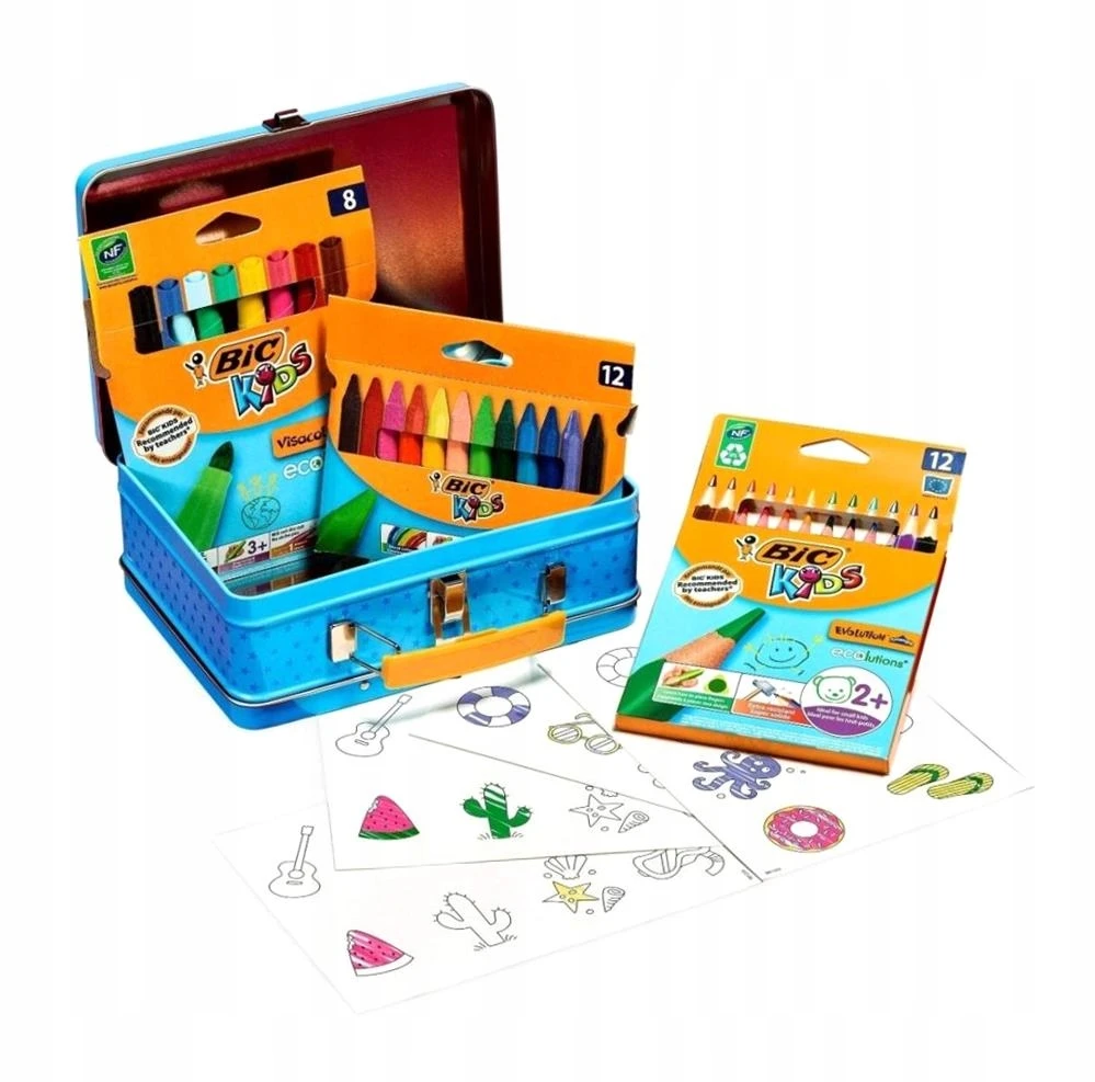 Bic Memory Game kūrybinis rinkinys su pieštukais ir flomasteriais