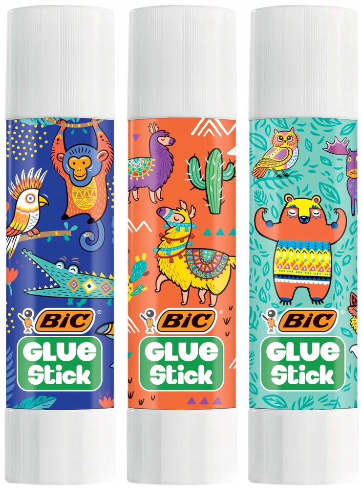 Bic Pieštukiniai klijai Eco Glue Stick Deco 8 g, 4 vnt. rinkinys