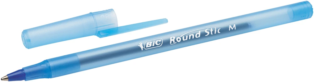 Rašikliai mėlyni BIC Round Stick 1,0 mm 60 vnt