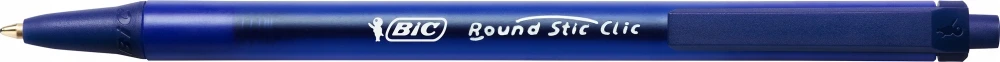 Rašikliai mėlyni BIC Round Stick 1,0 mm 60 vnt