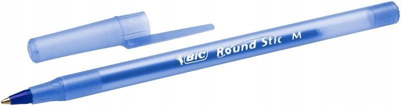 Bic Round Stic mėlyni rašikliai, 8 vnt. rinkinys