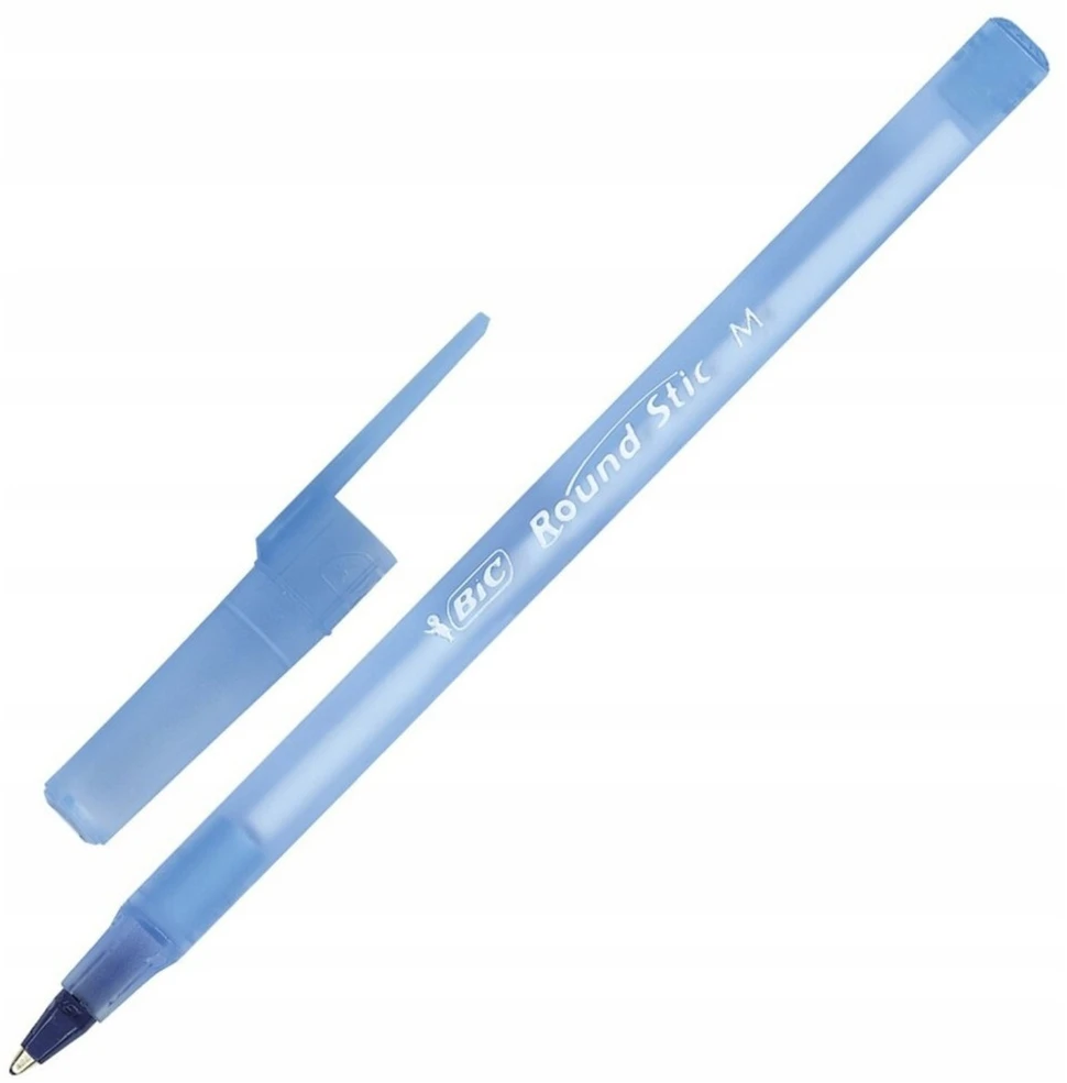 Bic Round Stic mėlyni rašikliai, 8 vnt. rinkinys