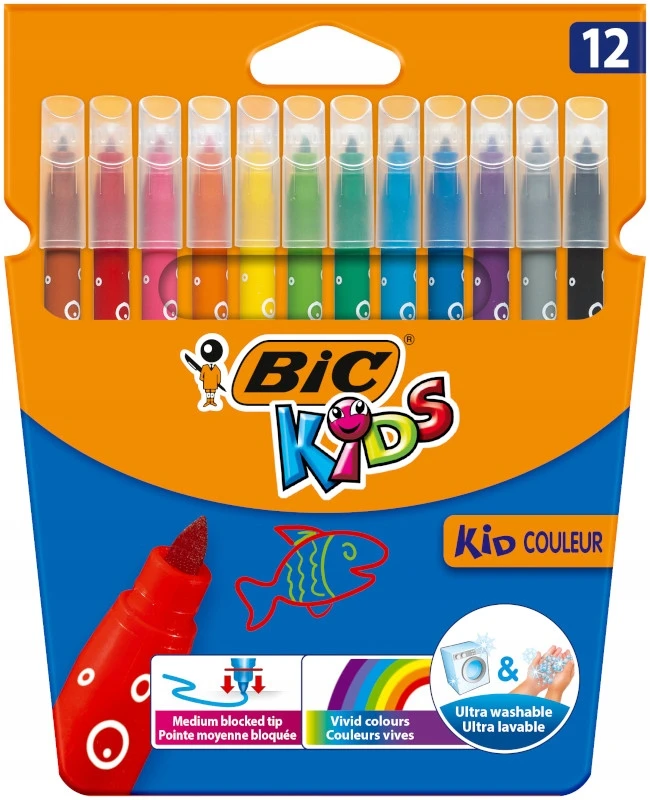 Bic Flomasteriai Kids Couleur 12 spalvų rinkinys 9202937