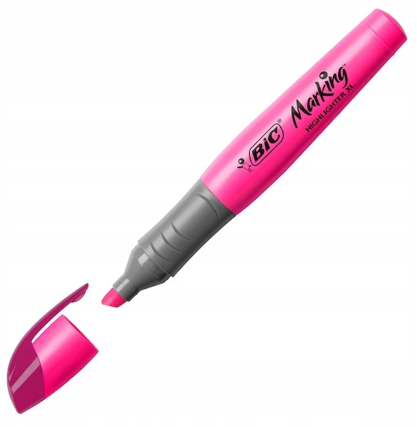 Bic Teksto žymeklis Higlighter XL 2-5 mm, rožinis, 1 vnt.