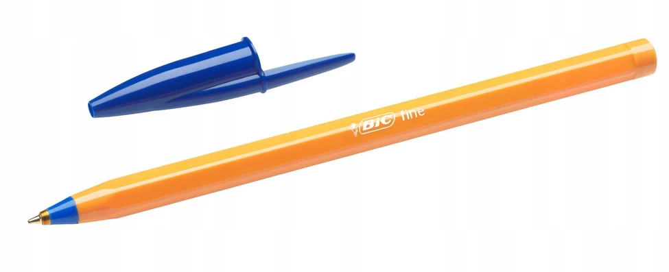 Bic Tušinukas Oranžinis Fine 0.8 mm, mėlyni, pakuotėje 20 vnt.101113