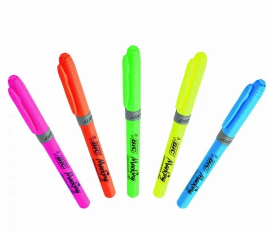 Bic žymeklių rinkinys vaikams, 5 fluorescenciniai spalvos