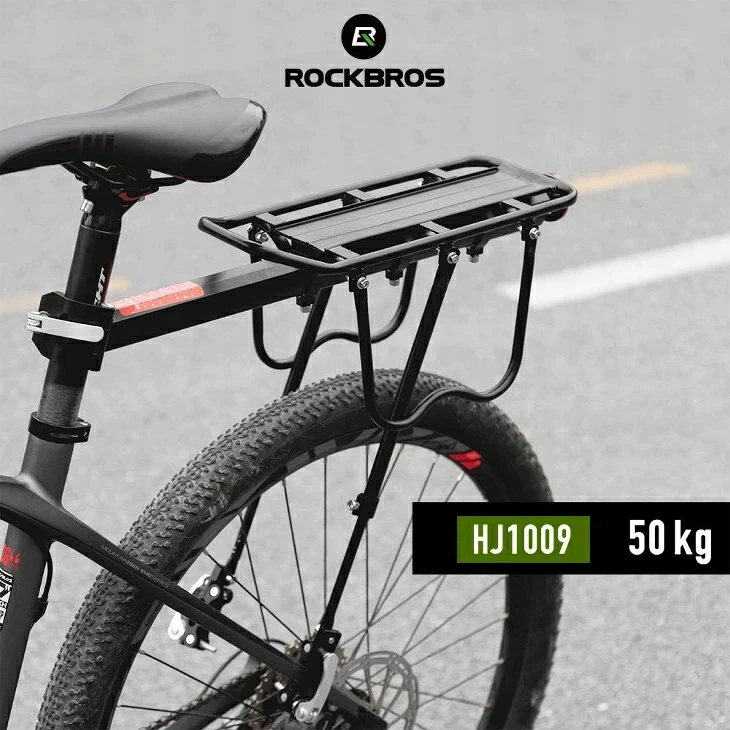 Dviračio galinė bagažinė Rockbros HJ1009 (juoda)