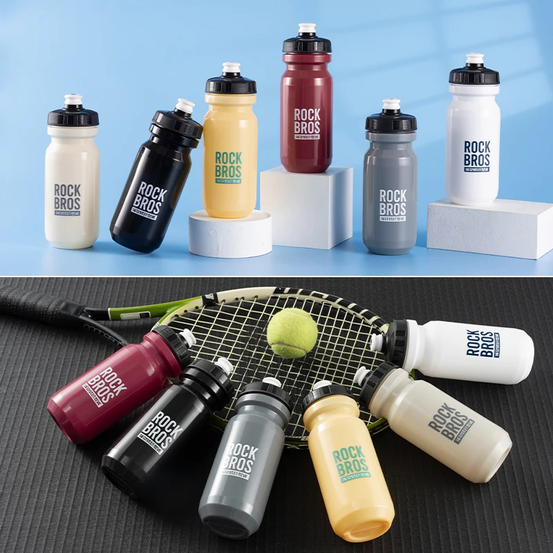 Bidon rowerowy su osłoną Rockbros juoda 600ml