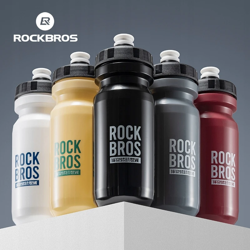 Bidon rowerowy su osłoną Rockbros juoda 600ml