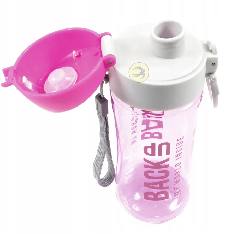 Gertuvė Derform Bidonas vaikams "back Up" 400 ml, rožinis, pagamintas iš Tritano