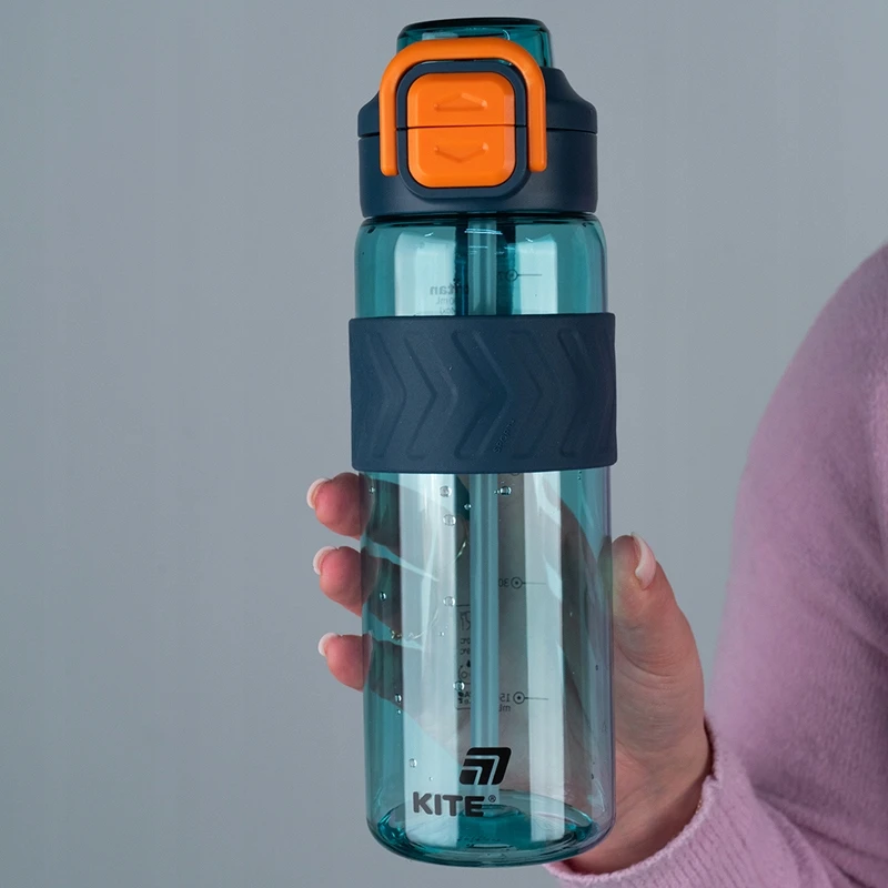 Bidonas vandeniui Kite 800 ml su gurkšnojimo antgaliu ir rankena