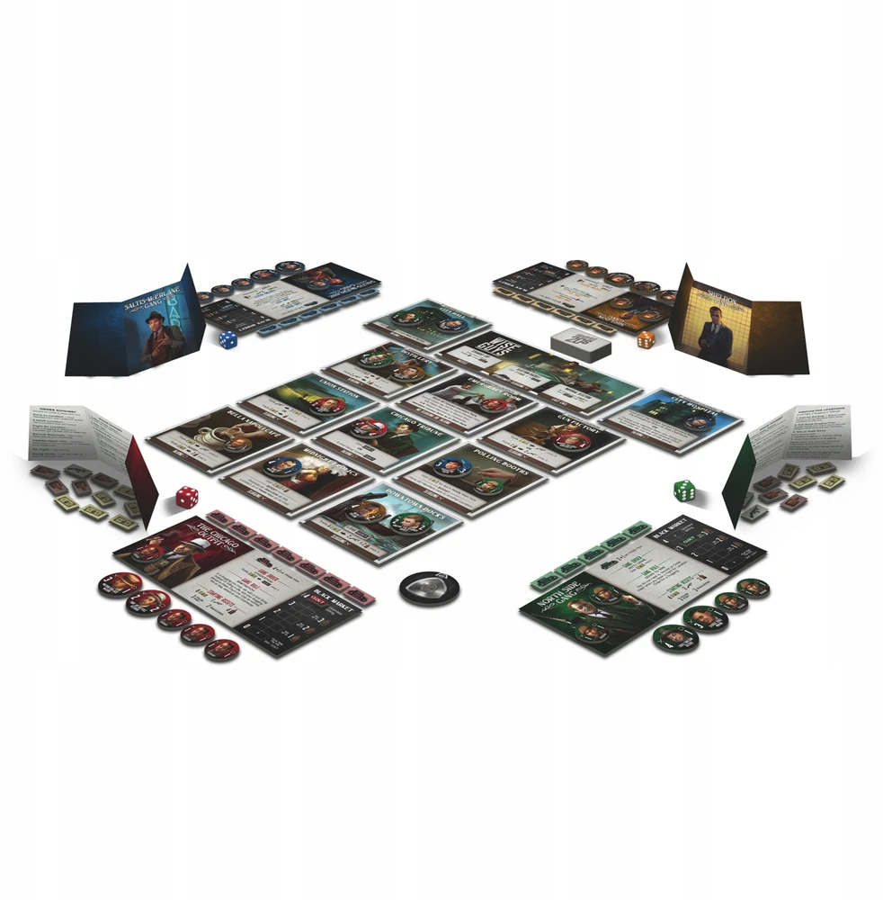 BIG FISH GANGSTERS BOARD GAME vakarėlių stalo žaidimas MAFIA CHICAGO