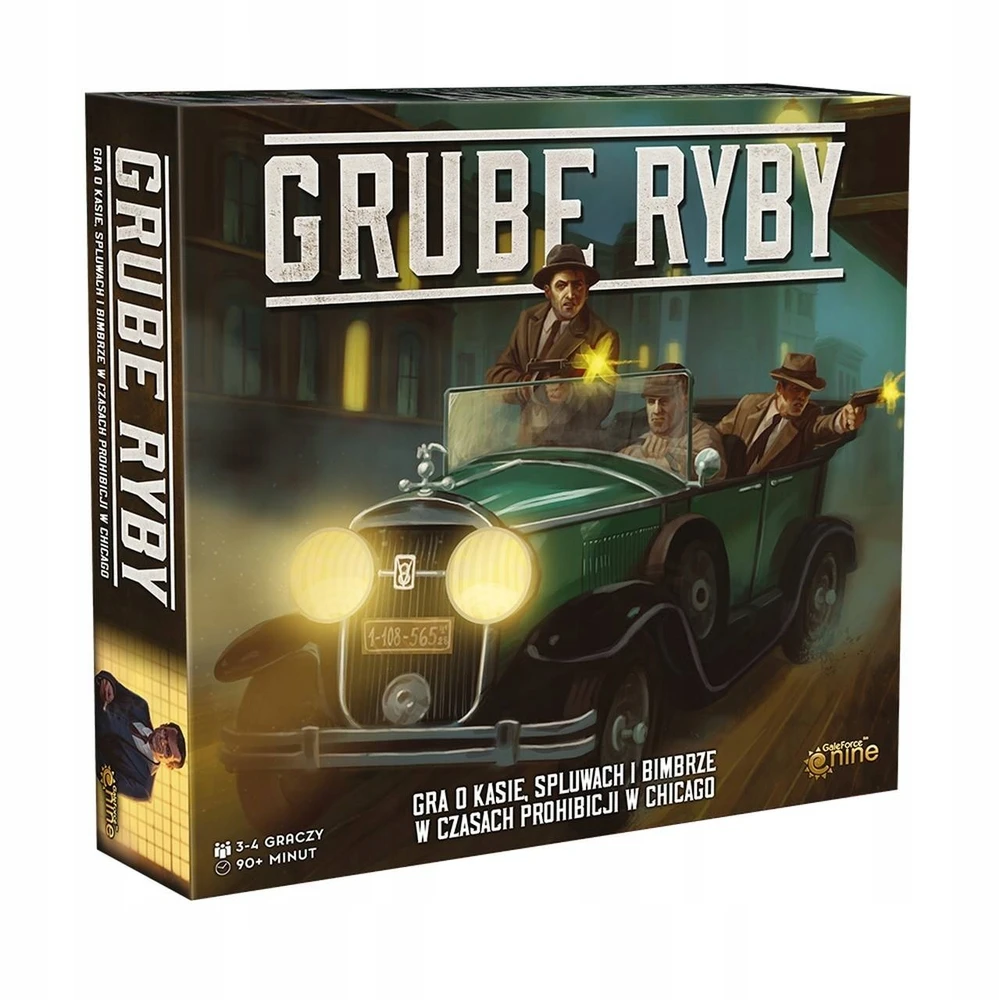 BIG FISH GANGSTERS BOARD GAME vakarėlių stalo žaidimas MAFIA CHICAGO