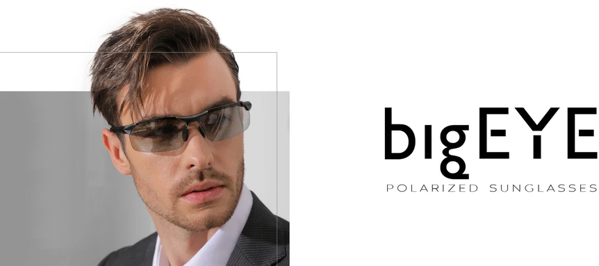 Bigeye Fotochrominiai poliarizuoti akiniai vairuotojams, aliuminis