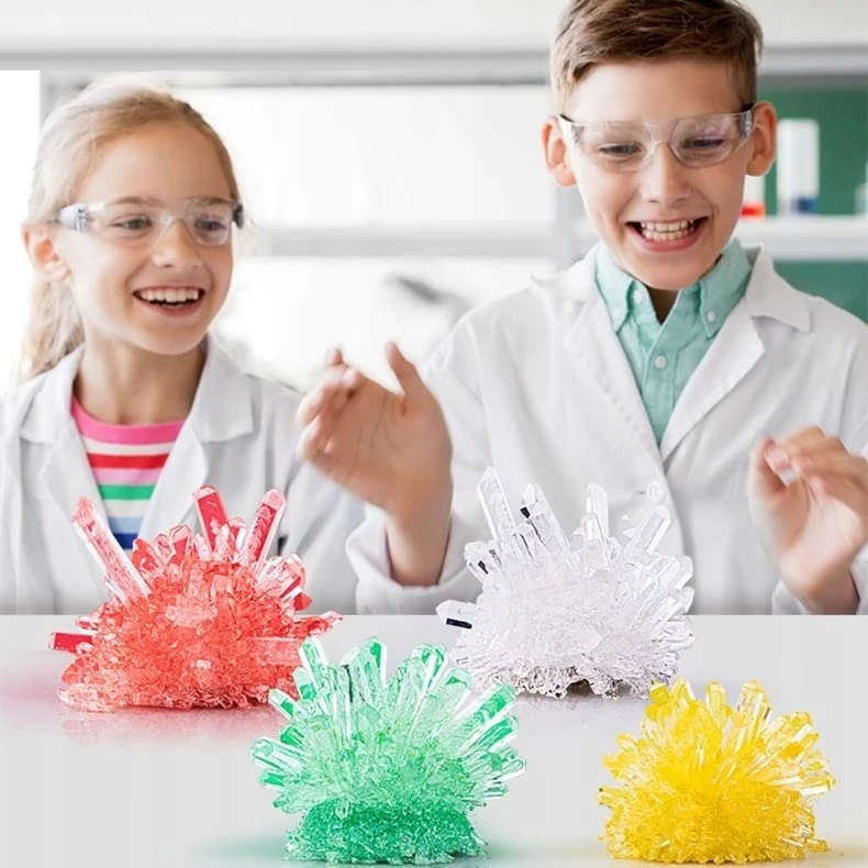 Bigtoys CRYSTAL GROWING CRYSTALS UGAVIMO RINKINYS MAŽAS CHEMIKĖS EKSPERIMENTAS