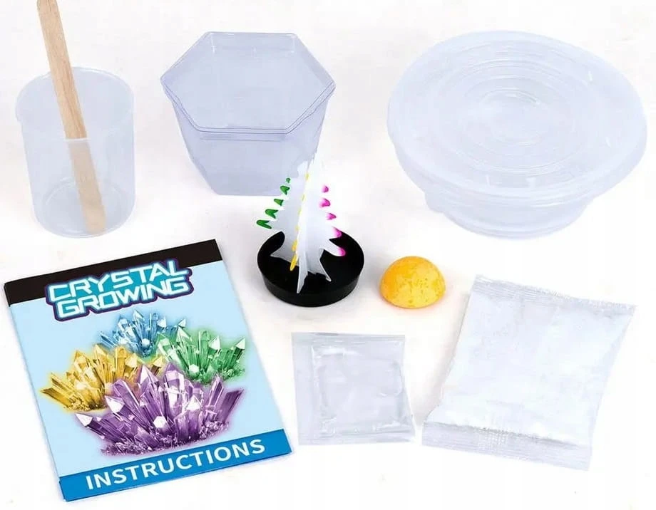 Bigtoys CRYSTAL GROWING CRYSTALS UGAVIMO RINKINYS MAŽAS CHEMIKĖS EKSPERIMENTAS