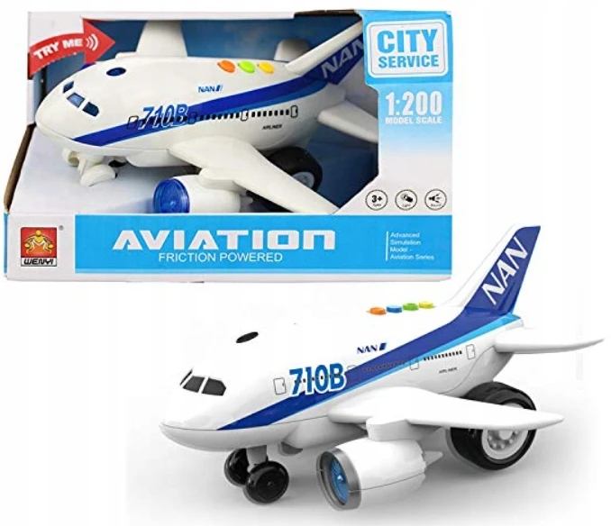 Bigtoys Lėktuvas su šviesos ir garso efektu City Service Aviation