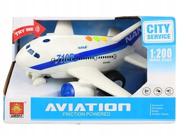 Bigtoys Lėktuvas su šviesos ir garso efektu City Service Aviation