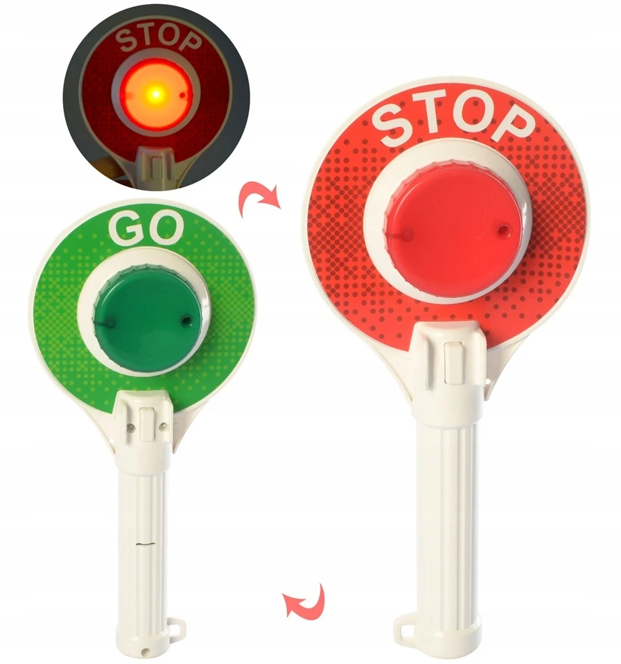 Bigtoys Policijos "stop & Go" švyturys su raudona ir žalia šviesa