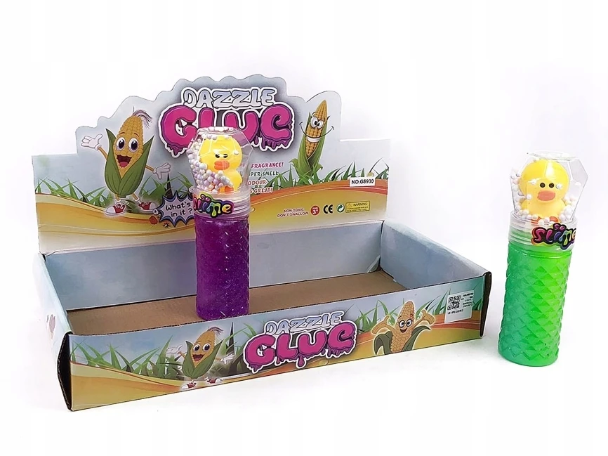 Bigtoys SLIME 19CM GLITTER PLASTIC PASTA SU ANTIES IR VIŠTIENOS KUMULLIAIS