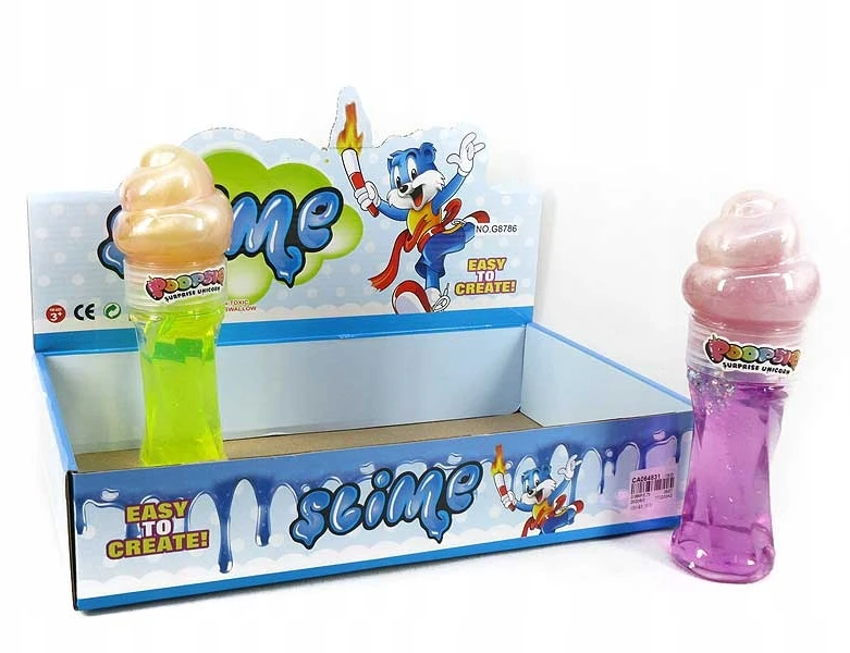 Bigtoys SLIME ILGSTINAMOS PLASTIKOS GLUTEN LEDO KŪGIO SPALVOS
