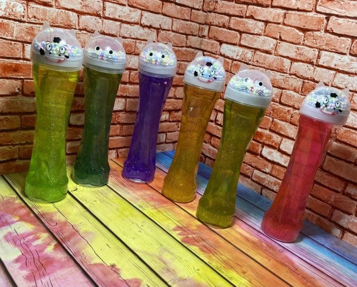 Bigtoys Slime su blizgučiais ir kamuoliukais, miela staigmena