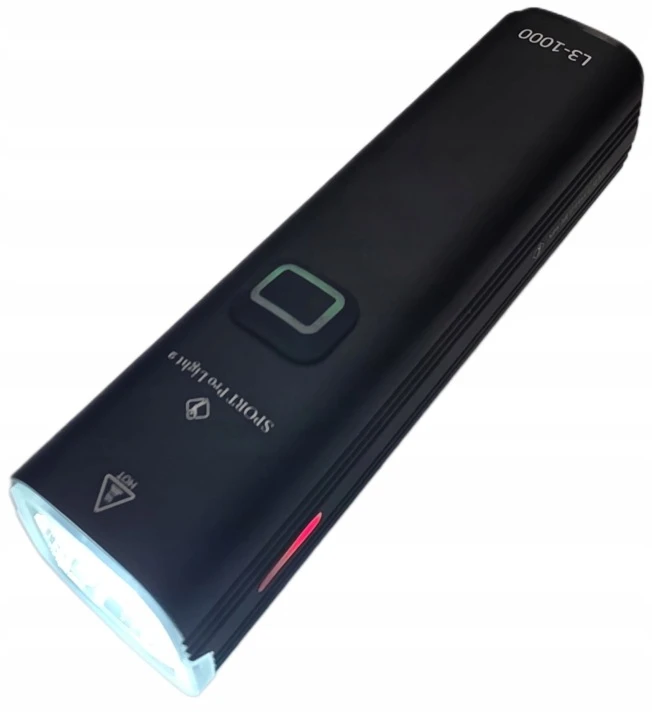 BIKE lempa LED lemputė L3-1000 priekinis 1000lm žibintuvėlis 4800mAh ALUMINIUM