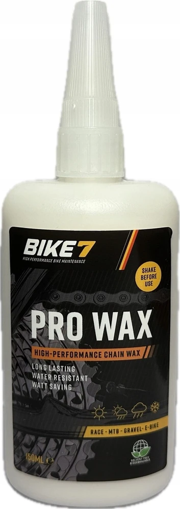 BIKE7 PRO WAX vaškas 150ml grandinių tepalas 0.15L BIKE 7 originalios kokybės