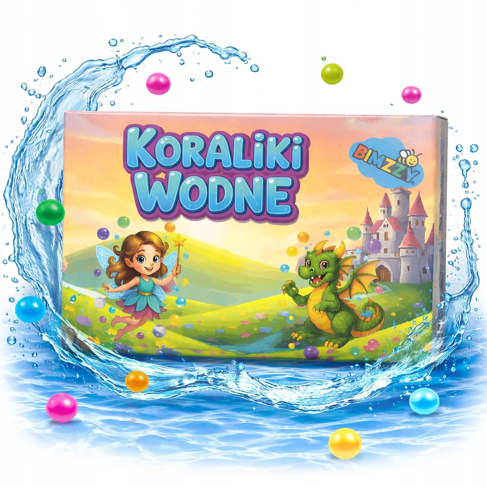 Bimzzy AQUA VANDENS KRUOLIAI DIDELIS RINKINYS 3500+ EL MAGIC BEADS XXL GERA PAKUOTĖ