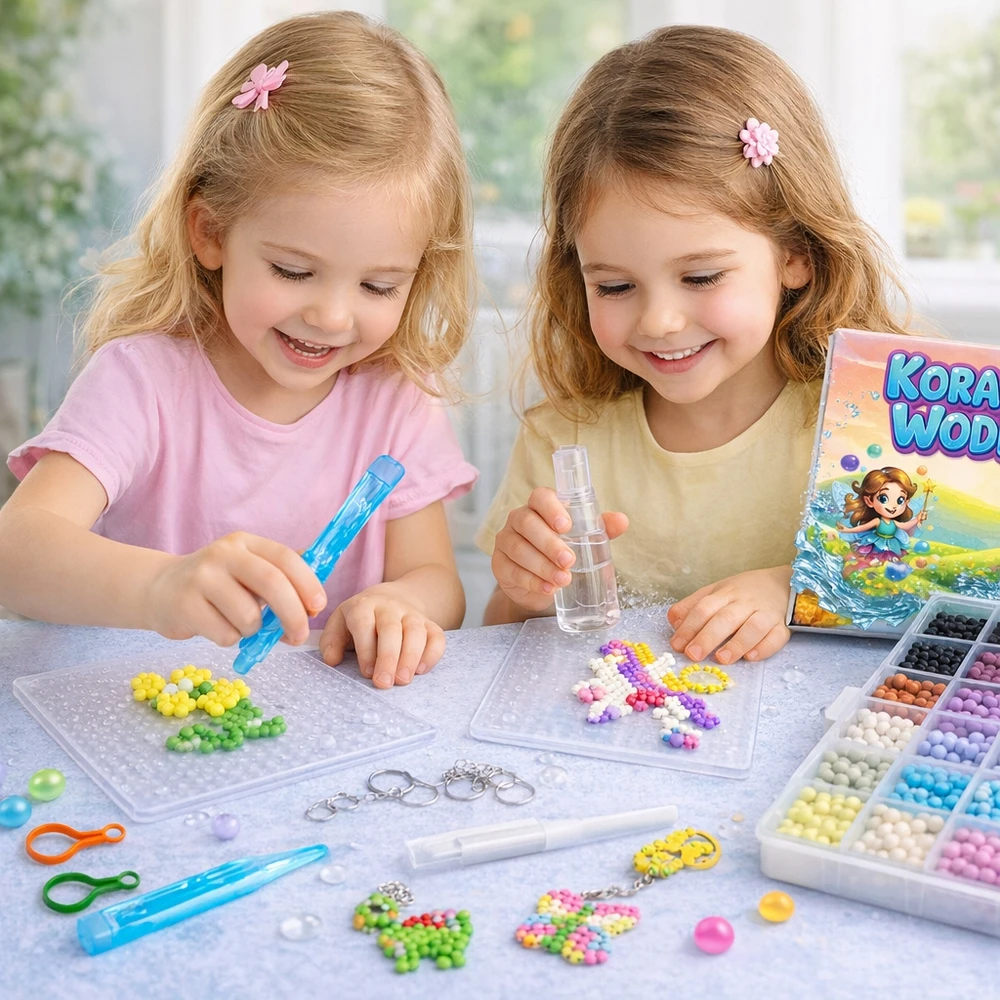 Bimzzy AQUA VANDENS KRUOLIAI DIDELIS RINKINYS 3500+ EL MAGIC BEADS XXL GERA PAKUOTĖ
