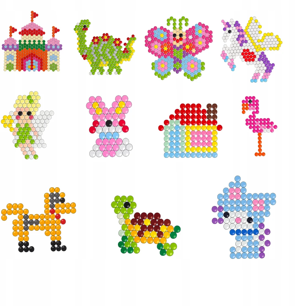 Bimzzy AQUA VANDENS KRUOLIAI DIDELIS RINKINYS 3500+ EL MAGIC BEADS XXL GERA PAKUOTĖ